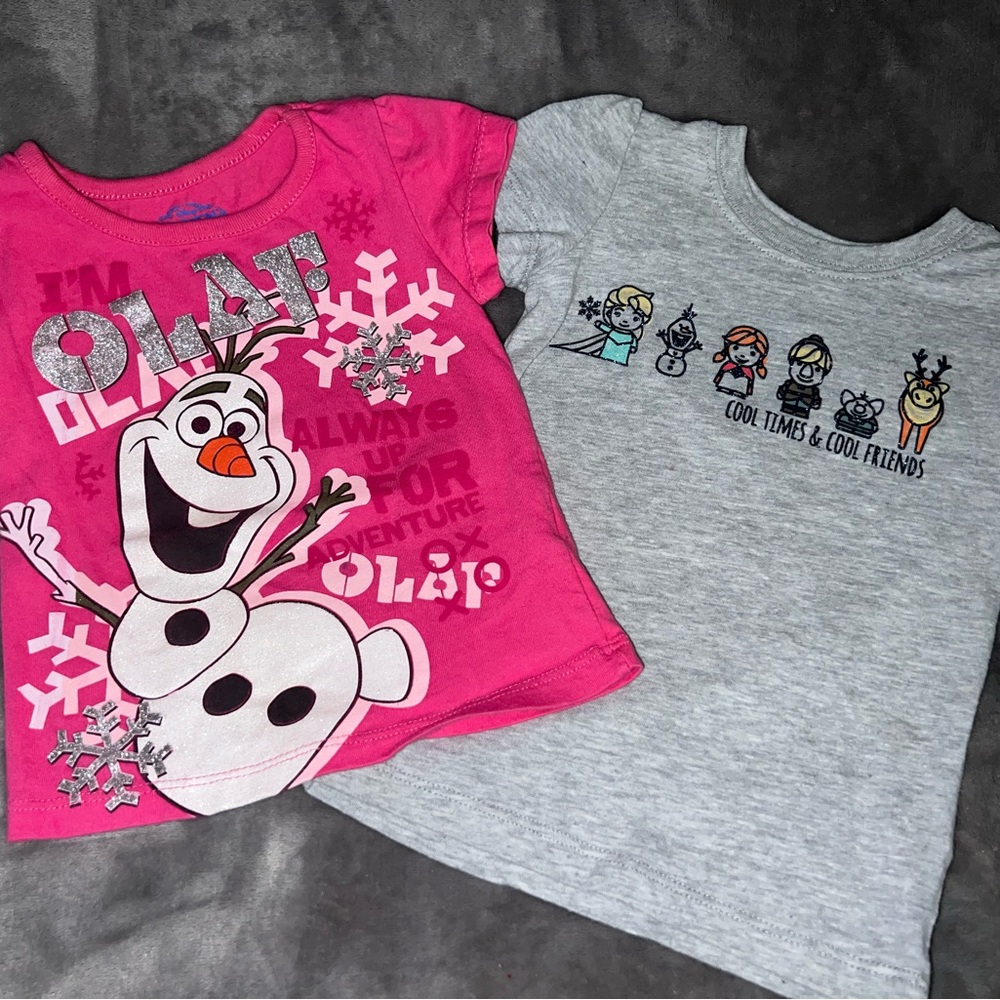 Two Frozen Shirts Bundle 2T